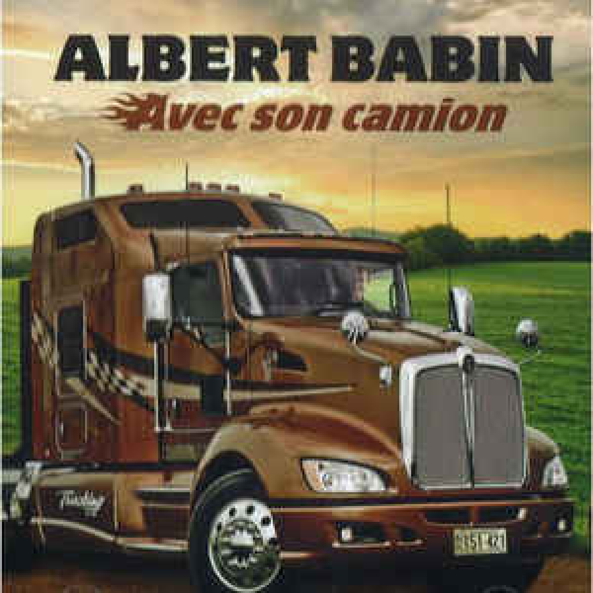 Albert Babin - Avec son camion