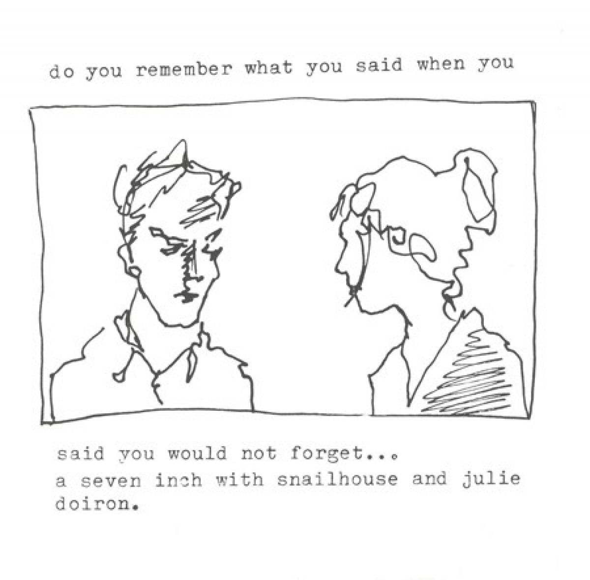 Julie Doiron & Snailhouse - Do You Remember What You Said When You Said You Would Not Forget