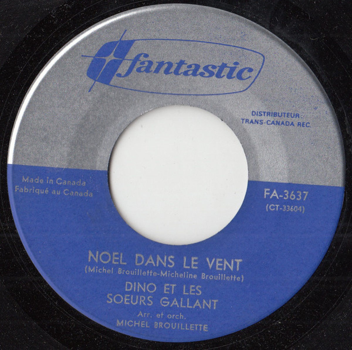 Dino et les soeurs Gallant - Noël dans le vent/ Noël solitaire