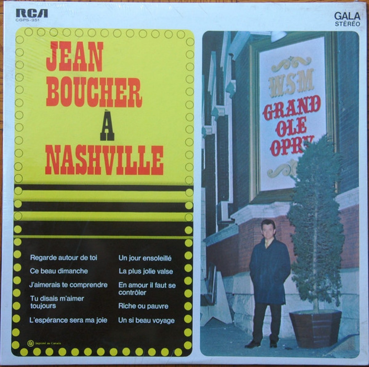 Jean Boucher - Jean Boucher à Nashville
