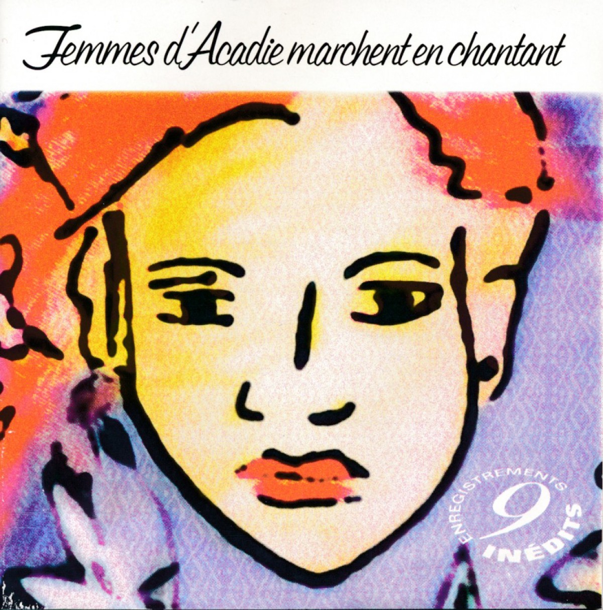 Femmes d'Acadie marchent en chantant