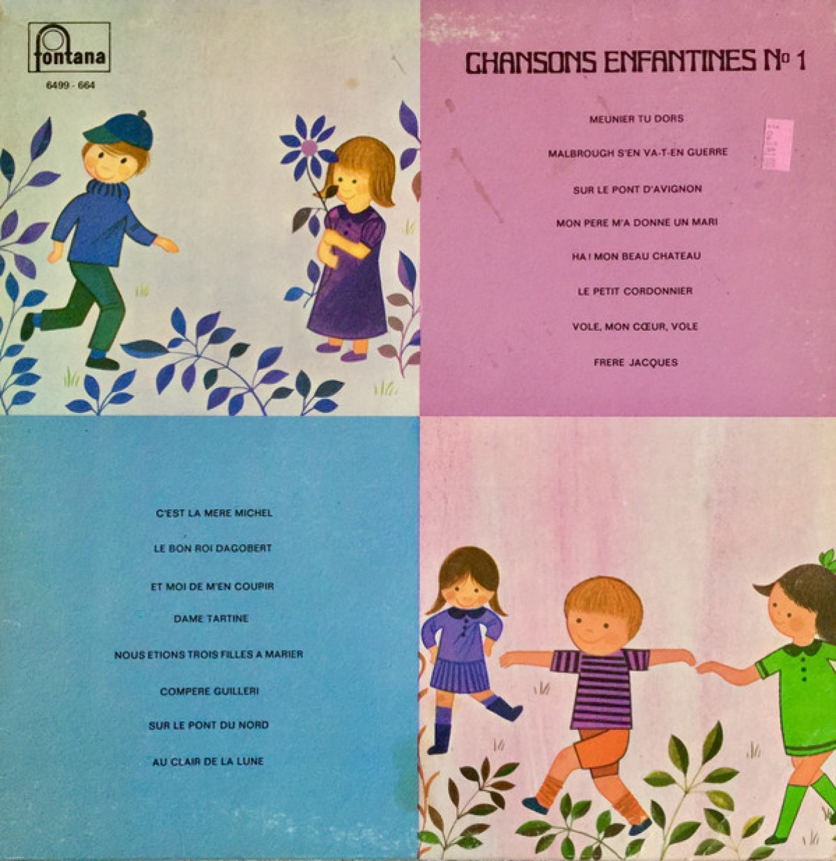 Jacqueline Lemay, Angèle Arsenault et Édith Butler - Chansons enfantines No. 1